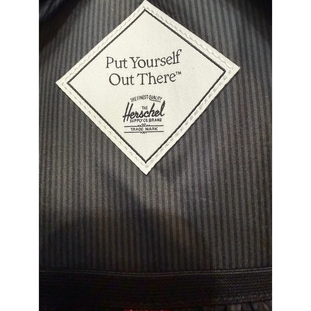 Herschel Supply Co. x Troop Unisex Embroidered Logo Backpack Black One Size NWOT